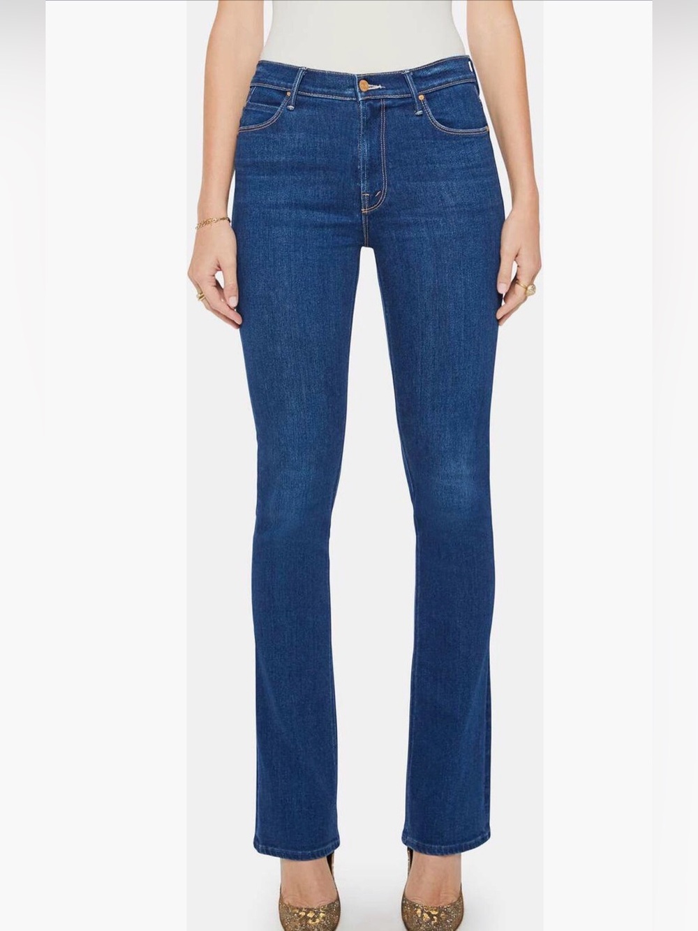 Mother the runaway bootcut jeans